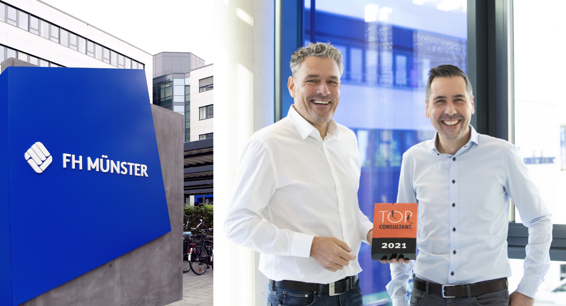 Kooperation FH Münster Andreas Straehler und Dennis Fischer von WACHSTUMSPLAN für Studie technischer Vertrieb der Zukunft für komplexe Lösungen im technischen B2B in der Akquise